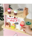 Wooden Ice Cream Cart